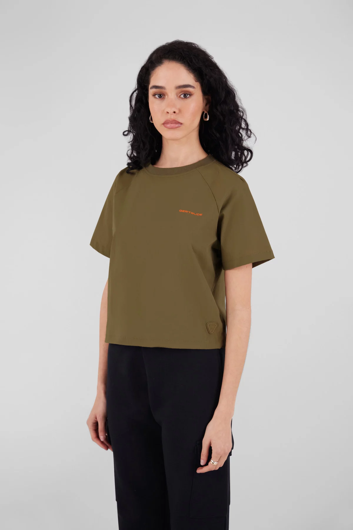 T-shirt with chest print...