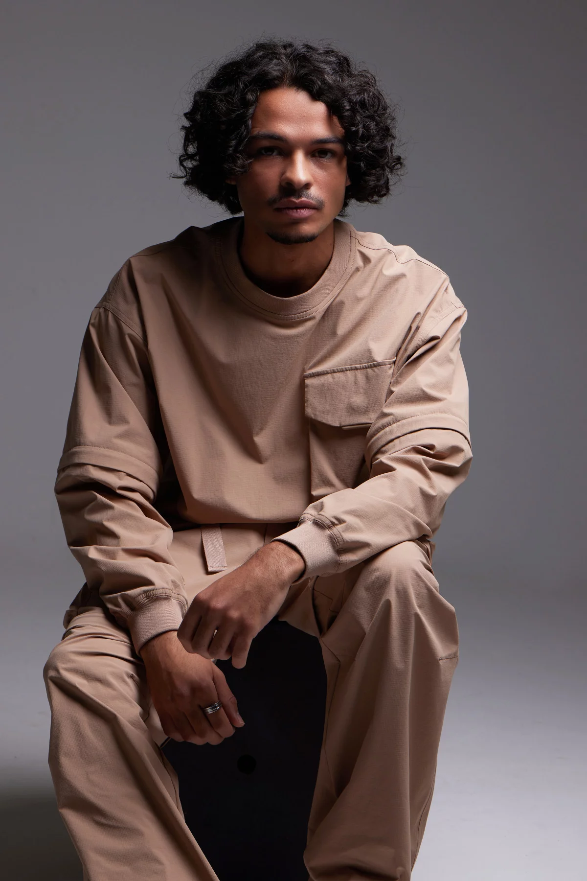 Stretch ripstop T-shirt Luc