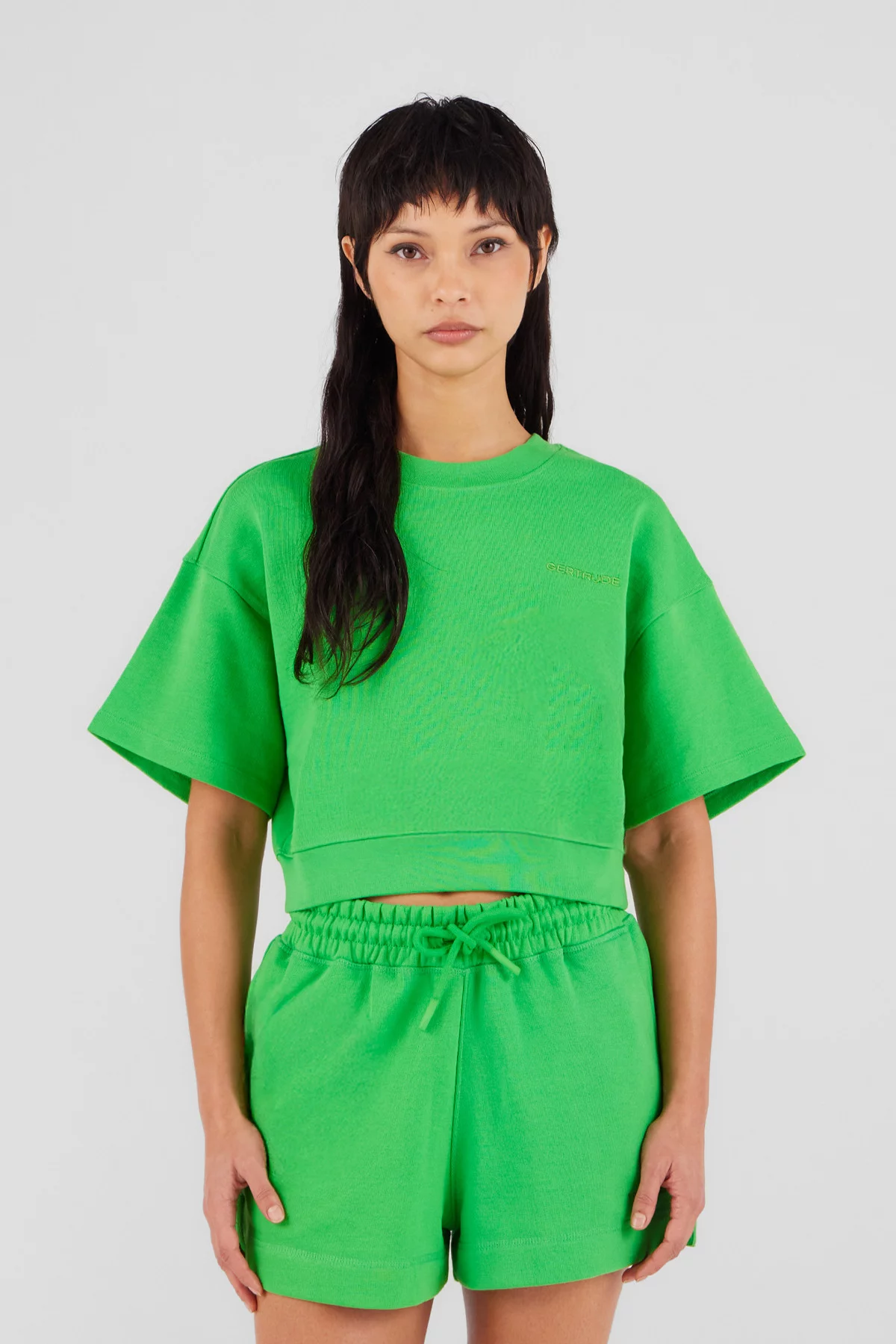 Cropped round-neck sweatshirt Adonia