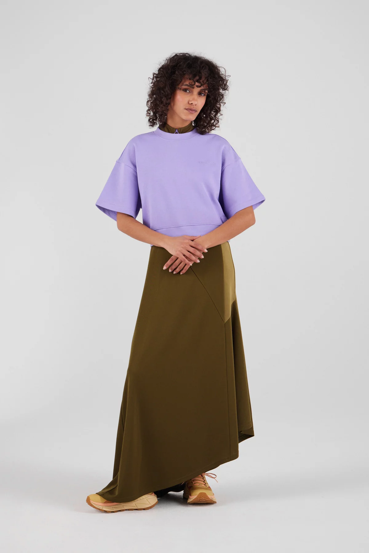 Cropped round-neck sweatshirt Adonia
