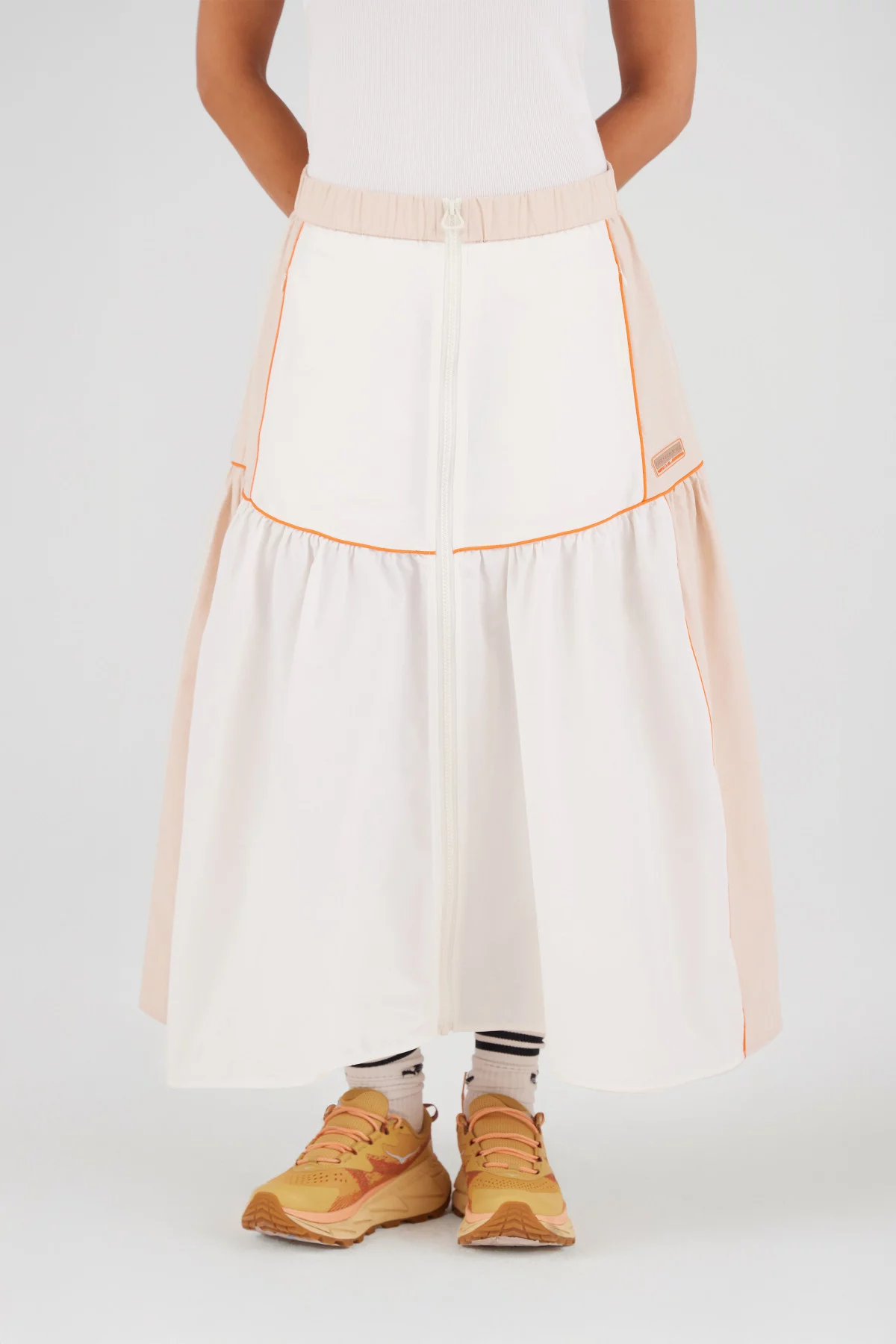 Jupe longue bicolore Judith