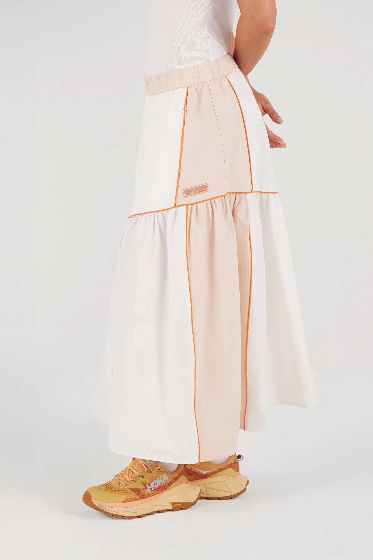 Jupe longue bicolore Judith