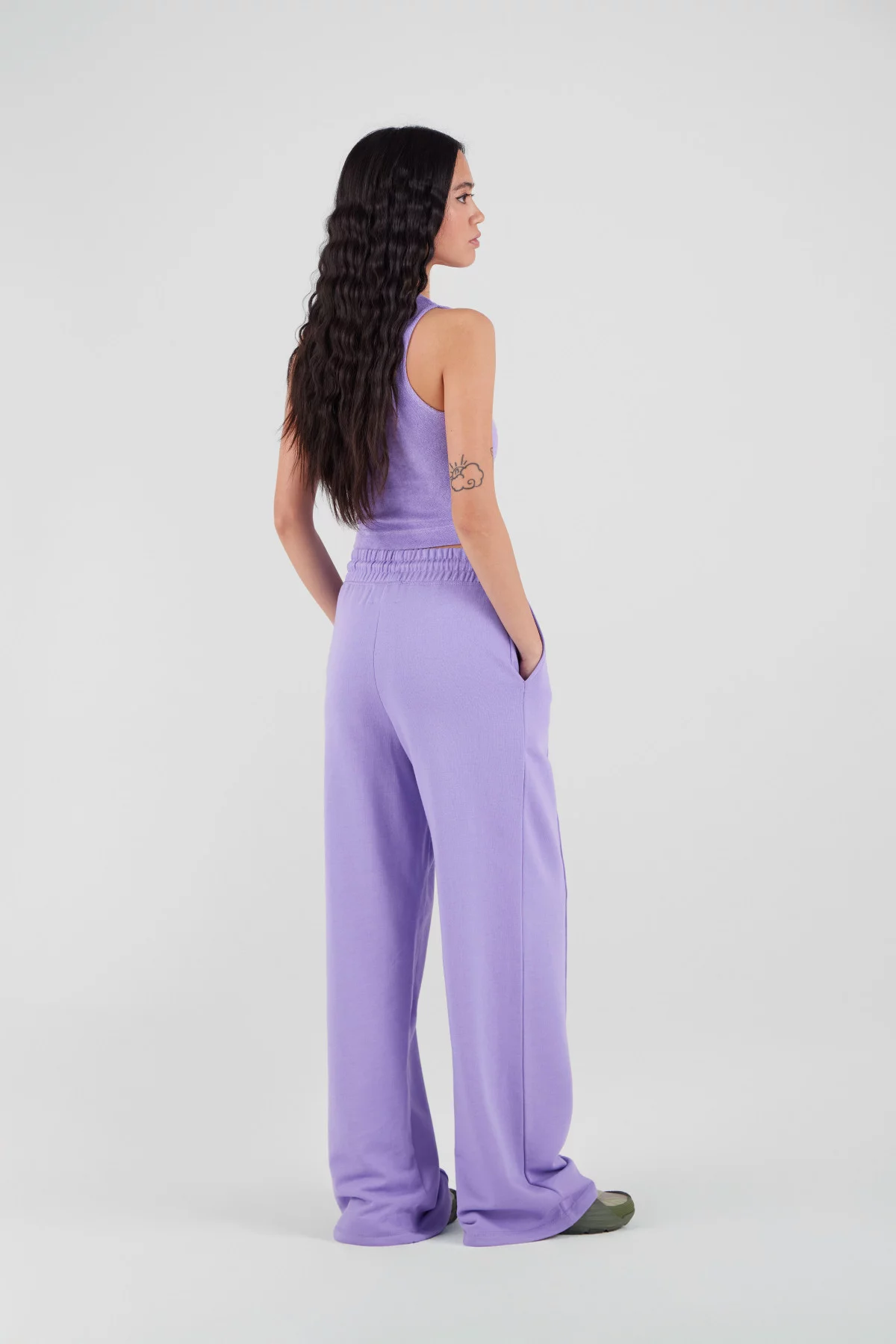 Pantalon jogging taille haute Emma