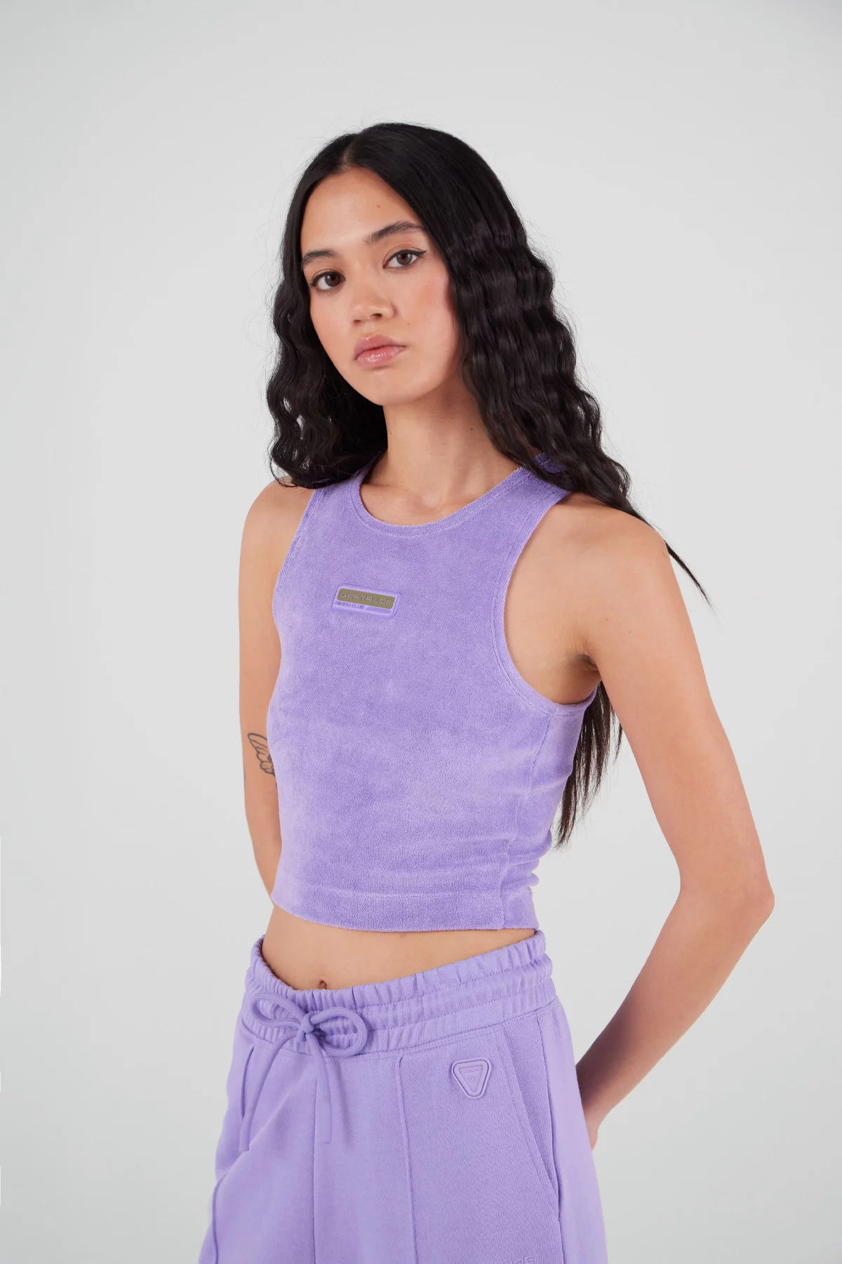 Terry cloth tight bra Béatrice